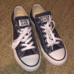Navy converse